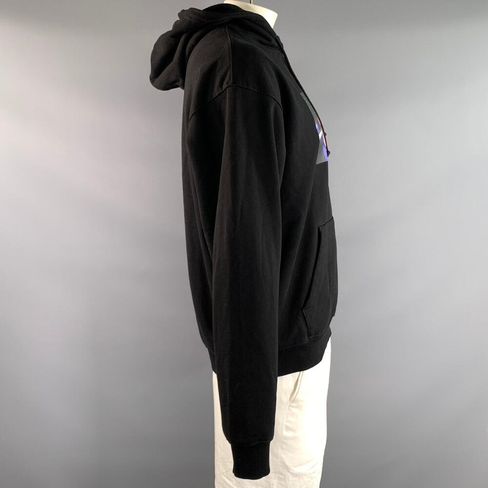 KITH Size L Black Graphic Cotton Hooded Sweatshirt - Picture 2 of 8